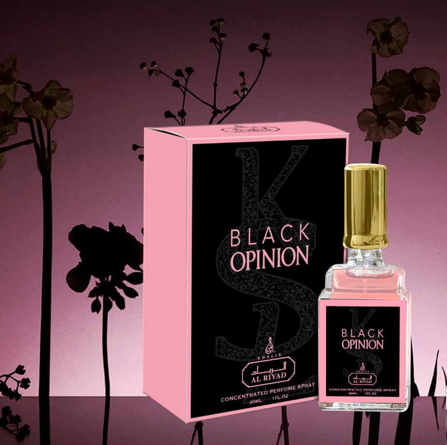 BLACK OPINION PERFUME SPRAY 30 ML