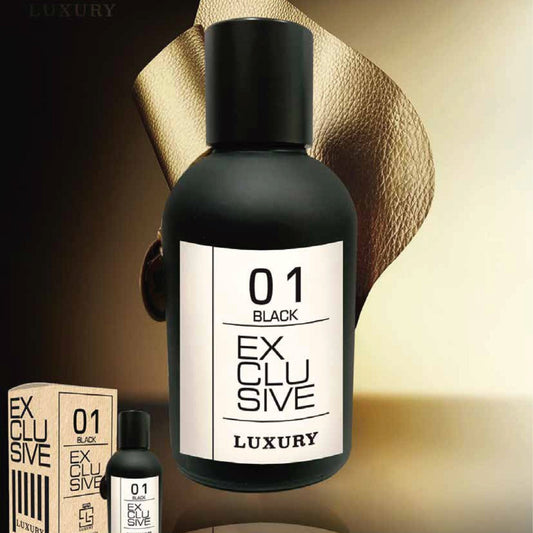 01 BLACK EXCLUSIVE Mega Collection - 100ML French Luxury Unisex EAU DE PERFUME