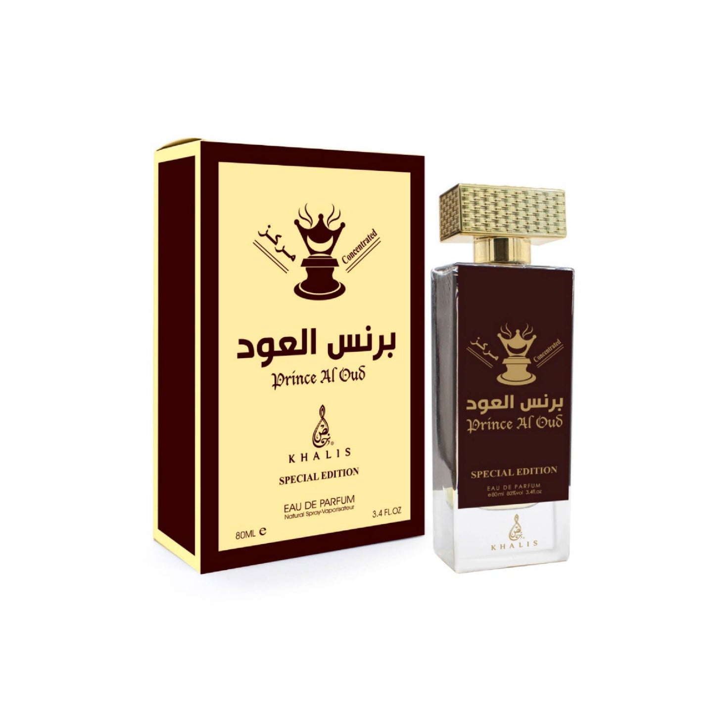 PRINCE AL OUD 80ML Special Edition Arabic Eau de Parfum for Unisex