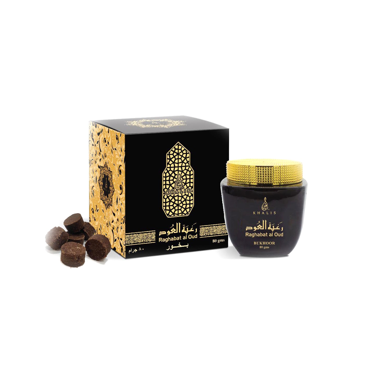 RAGHABAT AL OUD BUKHOOR 80g